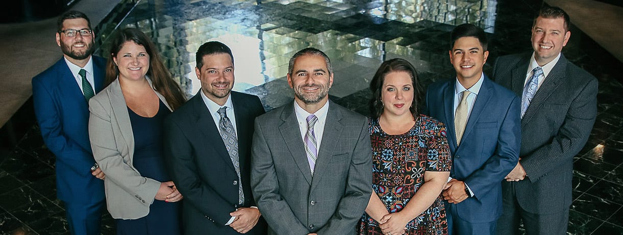 Members of The Haslauer Group standing together